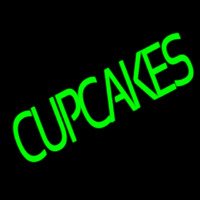 Green Cupcakes Neonkyltti