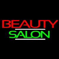 Green Cursive Beauty Block Salon Neonkyltti