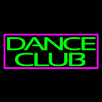 Green Dance Club Pink Border Neonkyltti