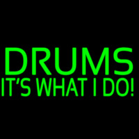 Green Drums 1 Neonkyltti