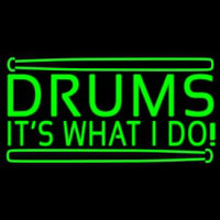 Green Drums Neonkyltti