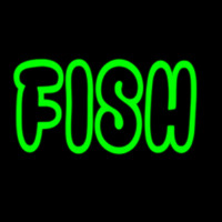 Green Fish Neonkyltti
