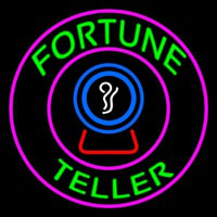 Green Fortune Teller Neonkyltti