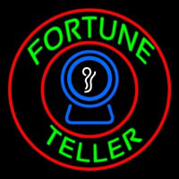 Green Fortune Teller With Logo Neonkyltti
