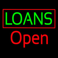 Green Loans Red Border Open Neonkyltti