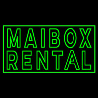 Green Mailbo  Rental Block Neonkyltti