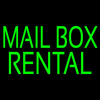 Green Mailbo  Rental Neonkyltti