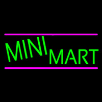 Green Mini Mart Neonkyltti