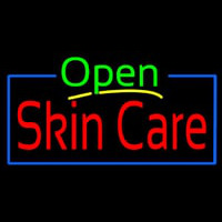 Green Open Skin Care Blue Border Neonkyltti