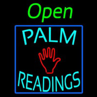 Green Open Turquoise Palm Readings Blue Border Neonkyltti
