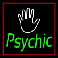 Green Psychic With Red Border Neonkyltti