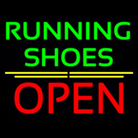 Green Running Shoes Open Neonkyltti