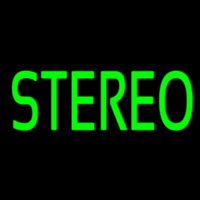 Green Stereo Block 2 Neonkyltti