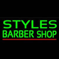 Green Styles Barber Shop Neonkyltti