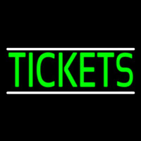 Green Tickets Lines Neonkyltti