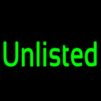 Green Unlisted Neonkyltti