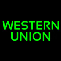 Green Western Union Neonkyltti