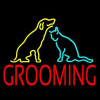 Grooming Logo 1 Neonkyltti