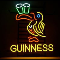 Guinness Irish Lager Ale Toucan Neon Olut Baari Pubi Kyltti
