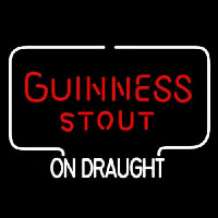 Guinness Stout ON DRAUGHT Neonkyltti