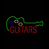Guitars Neonkyltti