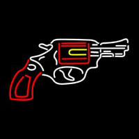 Gun Logo Neonkyltti