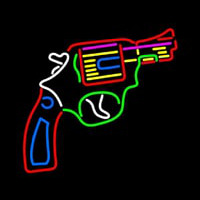 Gun Logo Neonkyltti