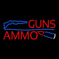 Guns Blue Line Ammo Neonkyltti