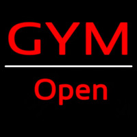 Gym Script1 Open White Line Neonkyltti