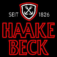 Haake Becks Beer Neonkyltti