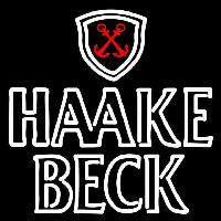 Haake Becks Logo Beer Sign Neonkyltti