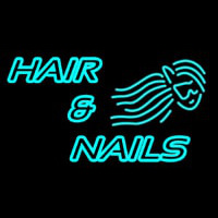 Hair And Nails Double Stroke Neonkyltti