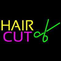 Hair Cut Logo Neonkyltti