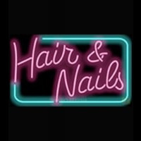 Hair and Nails Neonkyltti