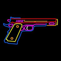 Hand Gun Neonkyltti