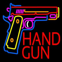 Hand Gun Neonkyltti