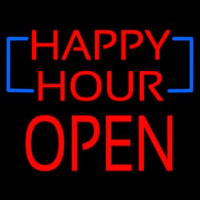 Happy Hour Block Open Neonkyltti