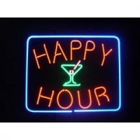 Happy Hour Cocktails Neonkyltti