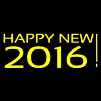 Happy New Year 2016 Neonkyltti