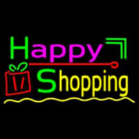 Happy Shopping Logo Neonkyltti