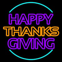 Happy Thanksgiving 1 Neonkyltti