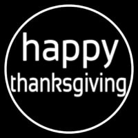 Happy Thanksgiving 1 Neonkyltti