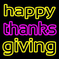 Happy Thanksgiving 1 Neonkyltti