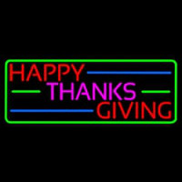 Happy Thanksgiving Block 2 Neonkyltti
