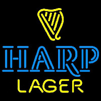 Harp Lager 2 with Harp Neonkyltti