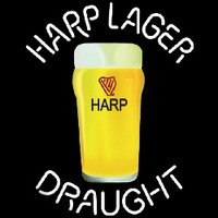 Harp Lager Draught Glass Beer Sign Neonkyltti