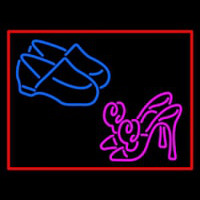 Heels Shoes With Border Neonkyltti