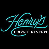 Henrys Private Reserve Beer Sign Neonkyltti