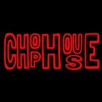 Horizontal Red Chophouse Neonkyltti