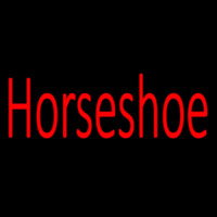 Horseshoe Red Neonkyltti